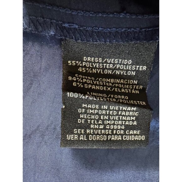 R & M Richards Gown Formal Dress 20W Sapphire Blue Party Wedding Cruise NEW - Picture 10 of 14